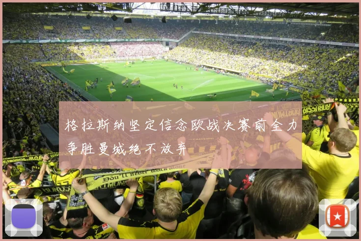 格拉斯纳坚定信念欧战决赛前全力争胜曼城绝不放弃